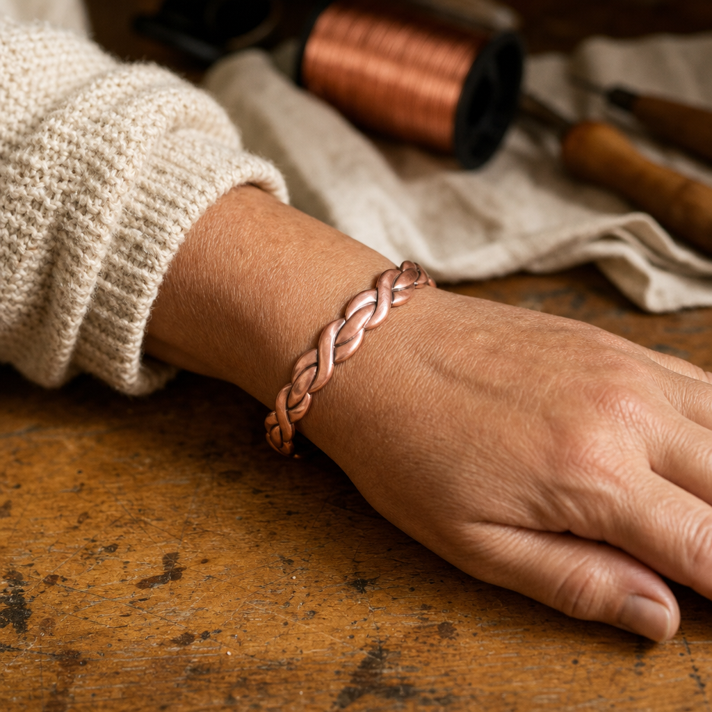 Bracelet Loom en Cuivre