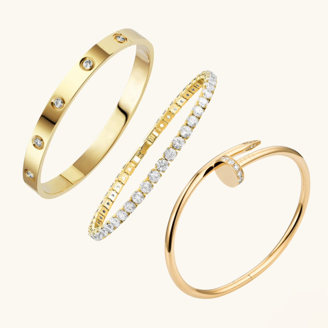 Conjunto de 3 Pulseras "Julia"