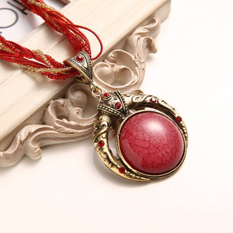 Collar bohemio con colgante