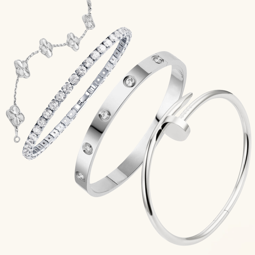 Conjunto de 4 Pulseras "Silvio"