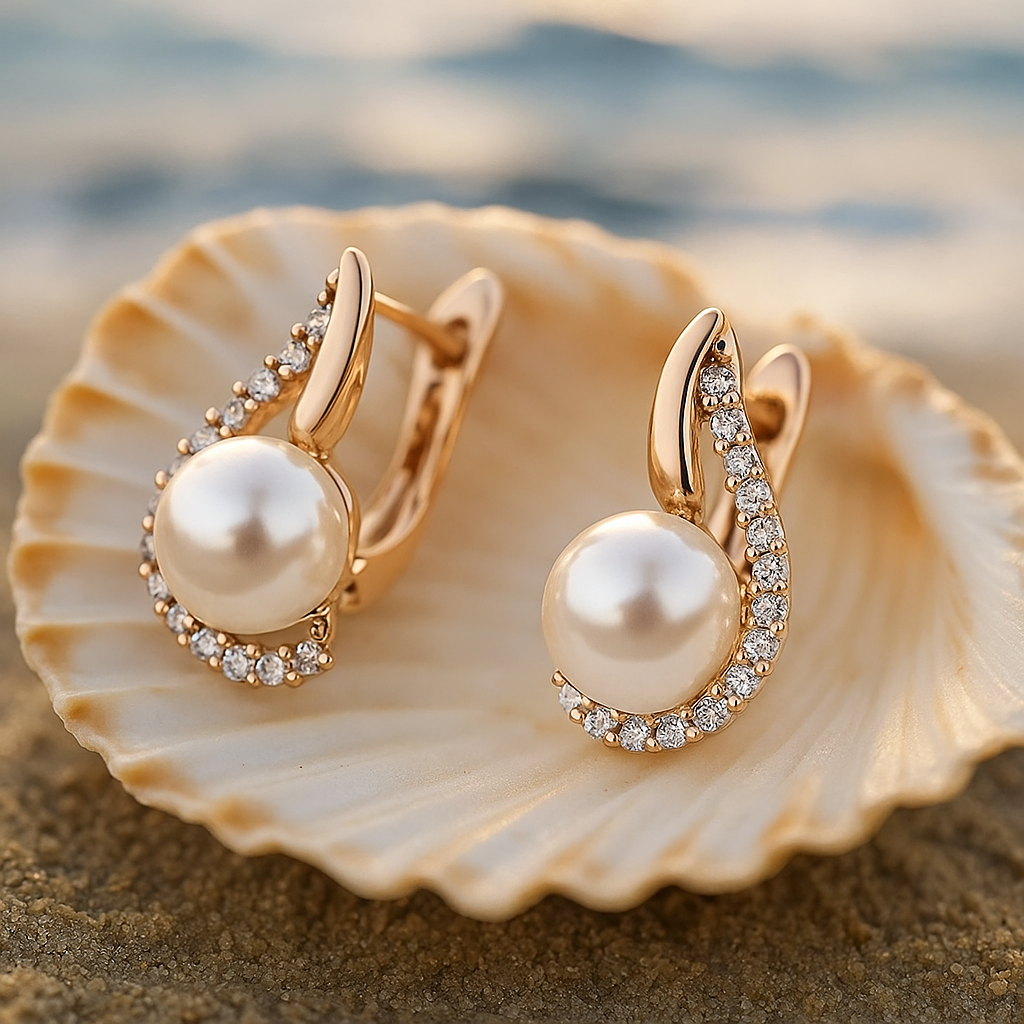 Lorelei | Boucles d’oreilles à perle
