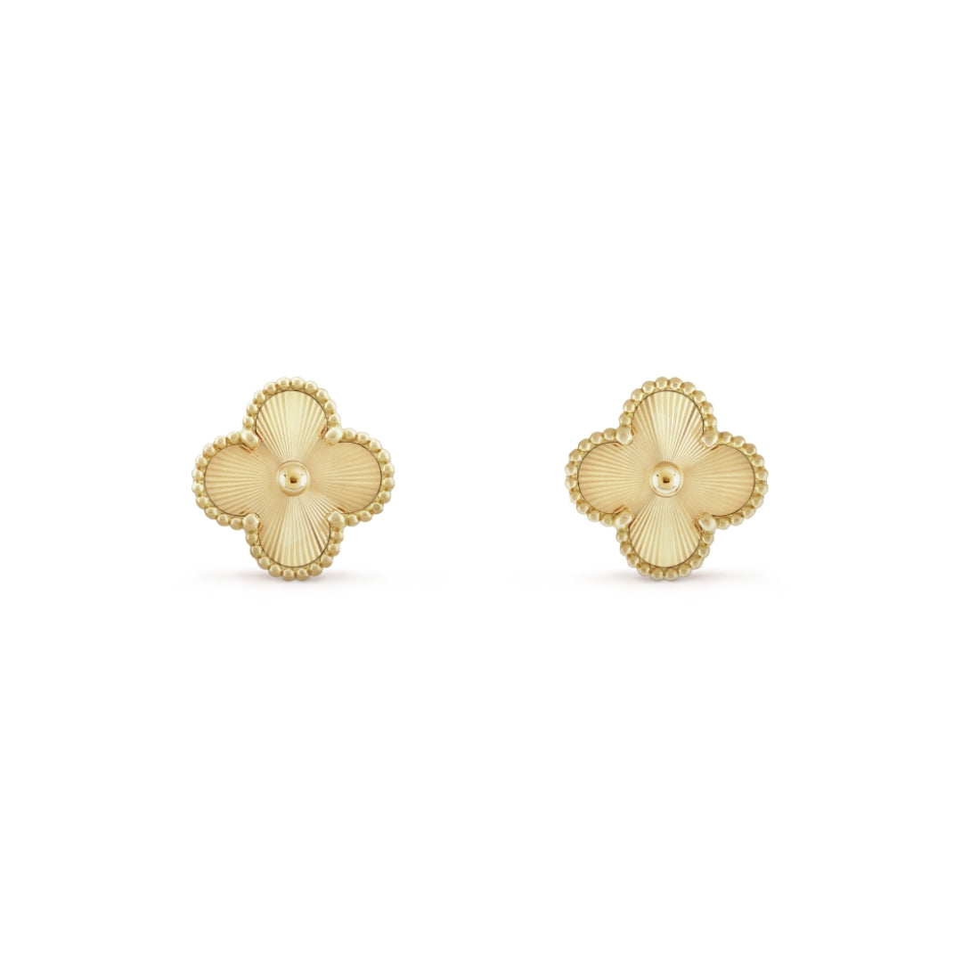 CLOVER | Pendientes Dorados