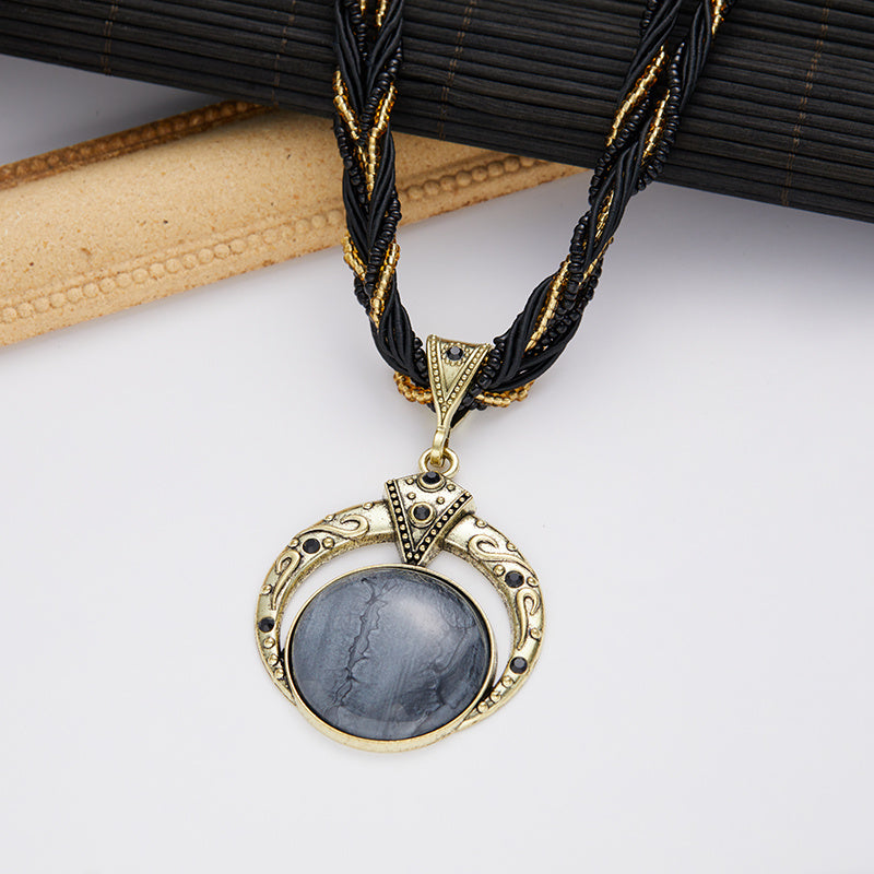 Collier bohémien avec pendentif