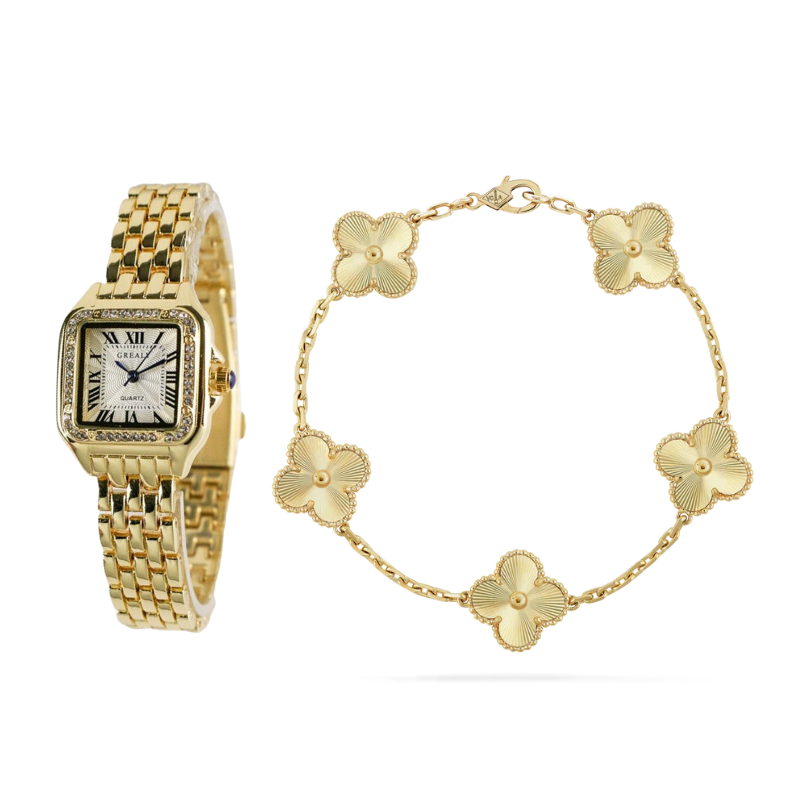Conjunto de 2 Piezas Reloj y Pulsera "Sofia"