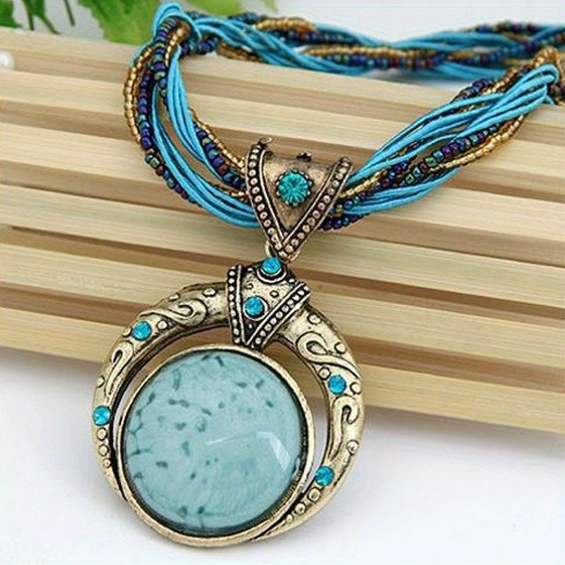 Collar bohemio con colgante