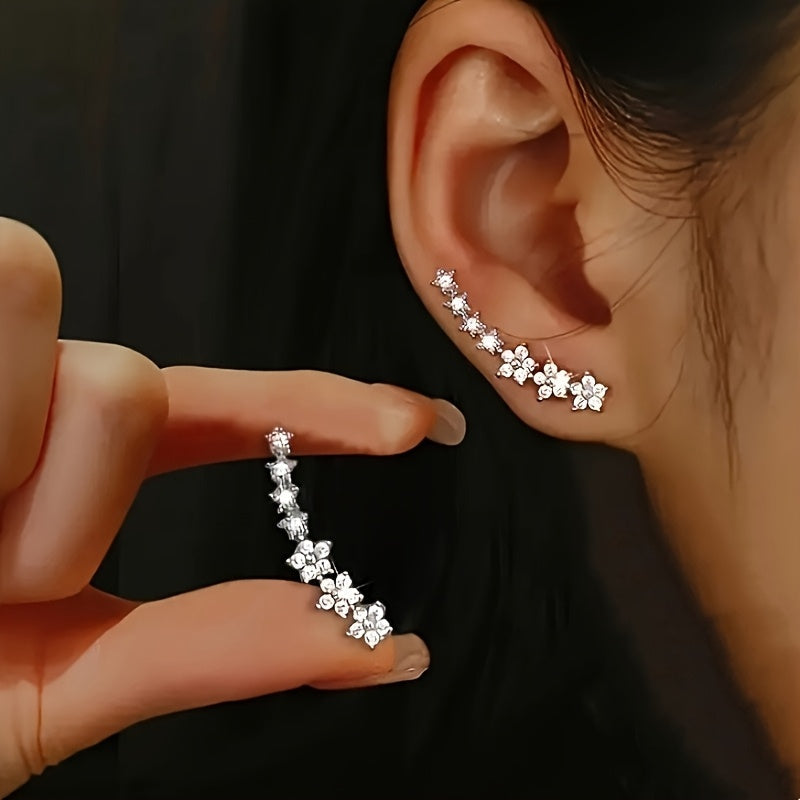 Boucles d’oreilles florales intemporelles