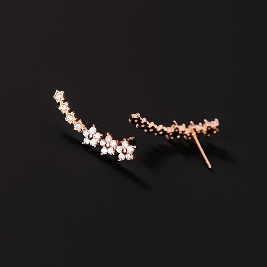 Boucles d’oreilles florales intemporelles