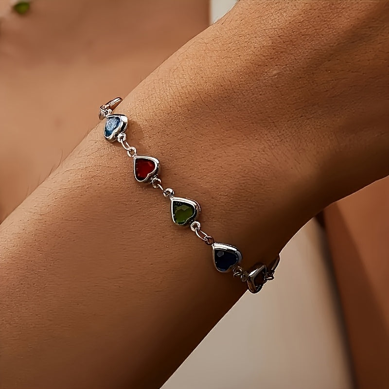 Pulsera única en forma de corazón