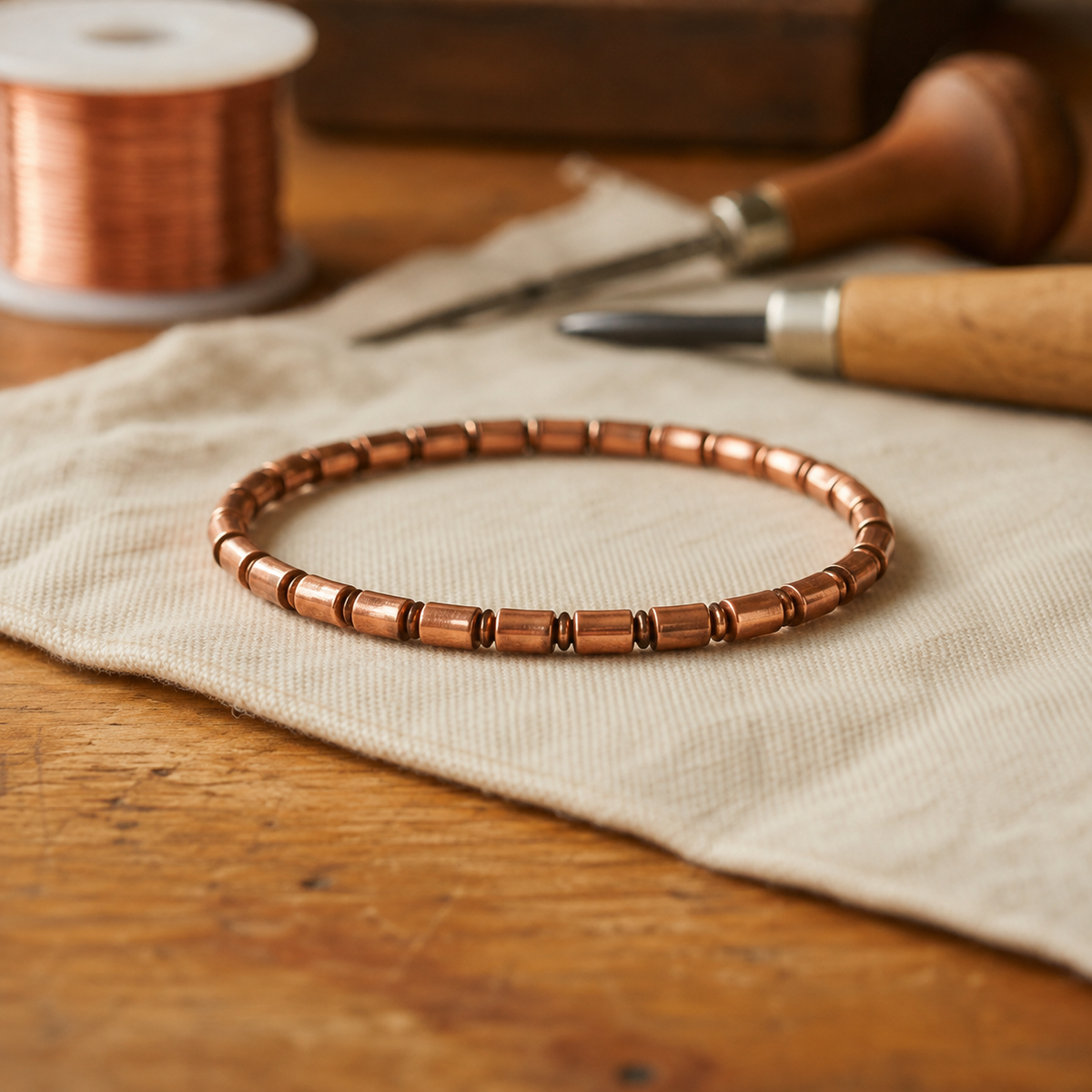 Bracelet de cheville Cove en cuivre
