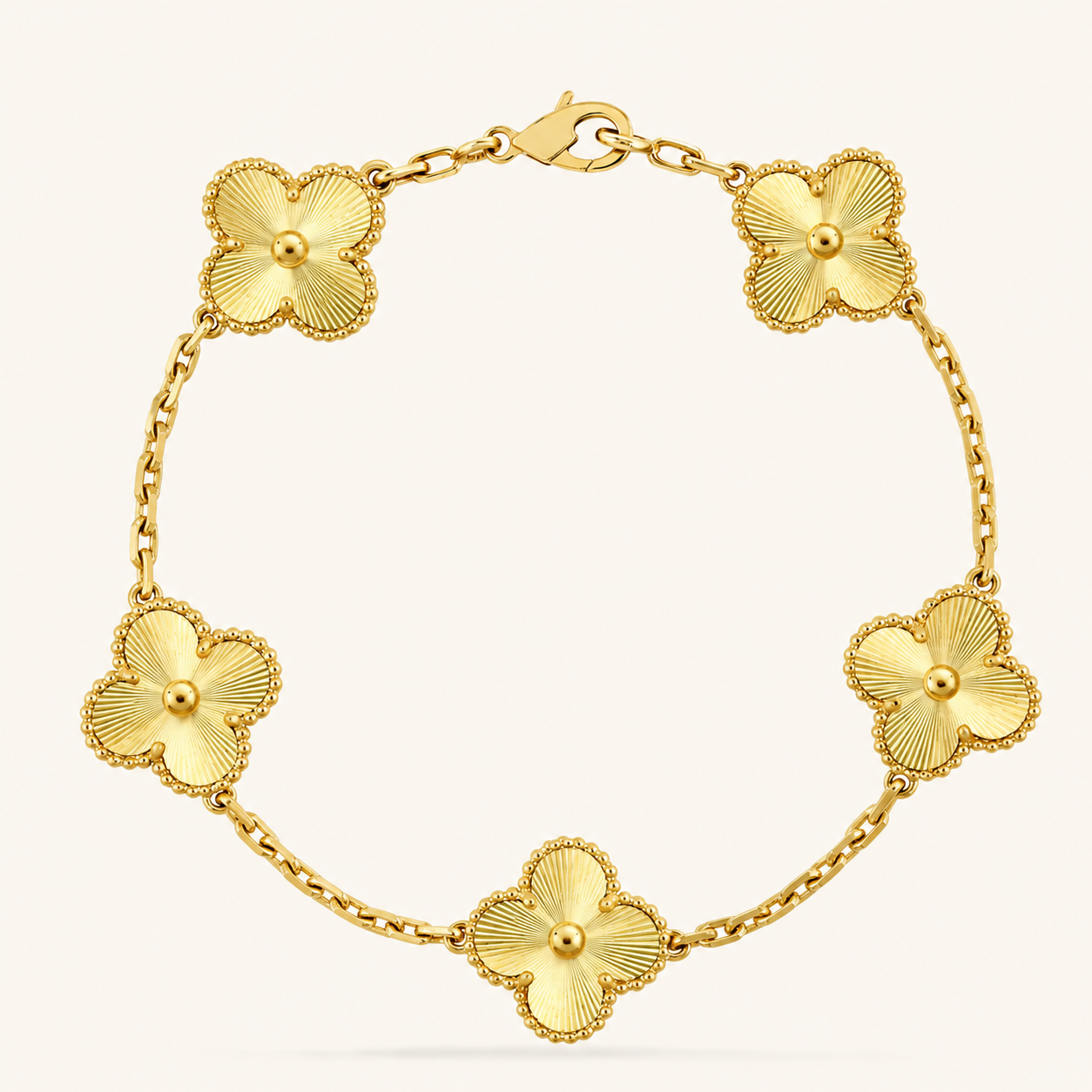 Pulsera Clover Dorada