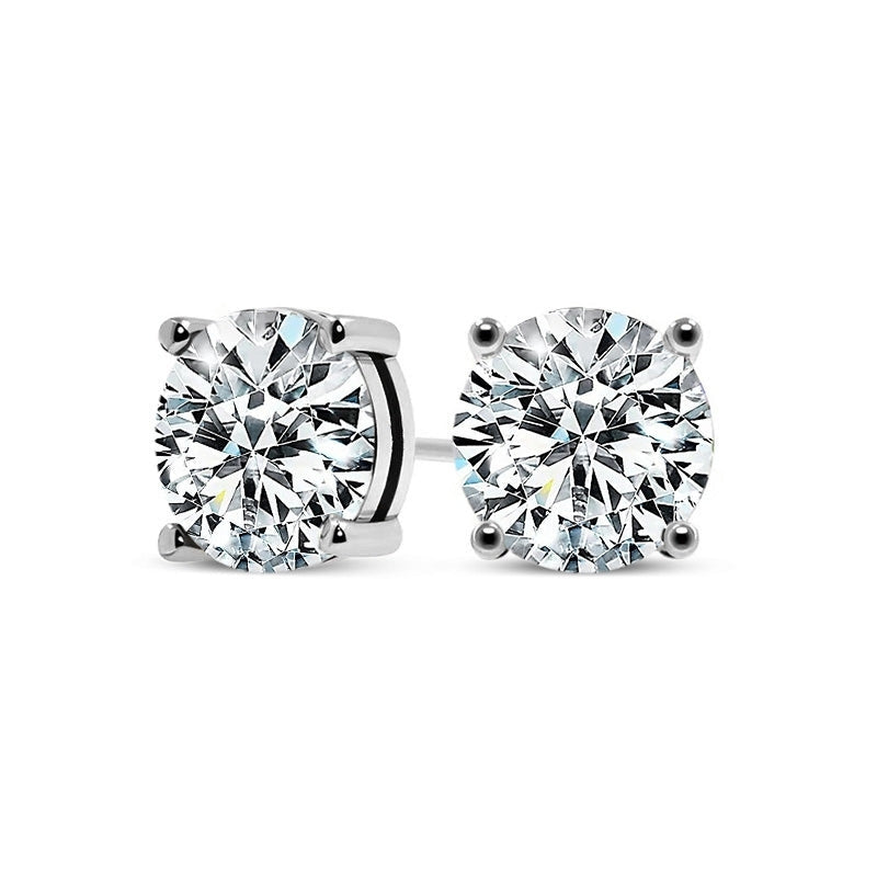 Aretes Tera chic en oro blanco