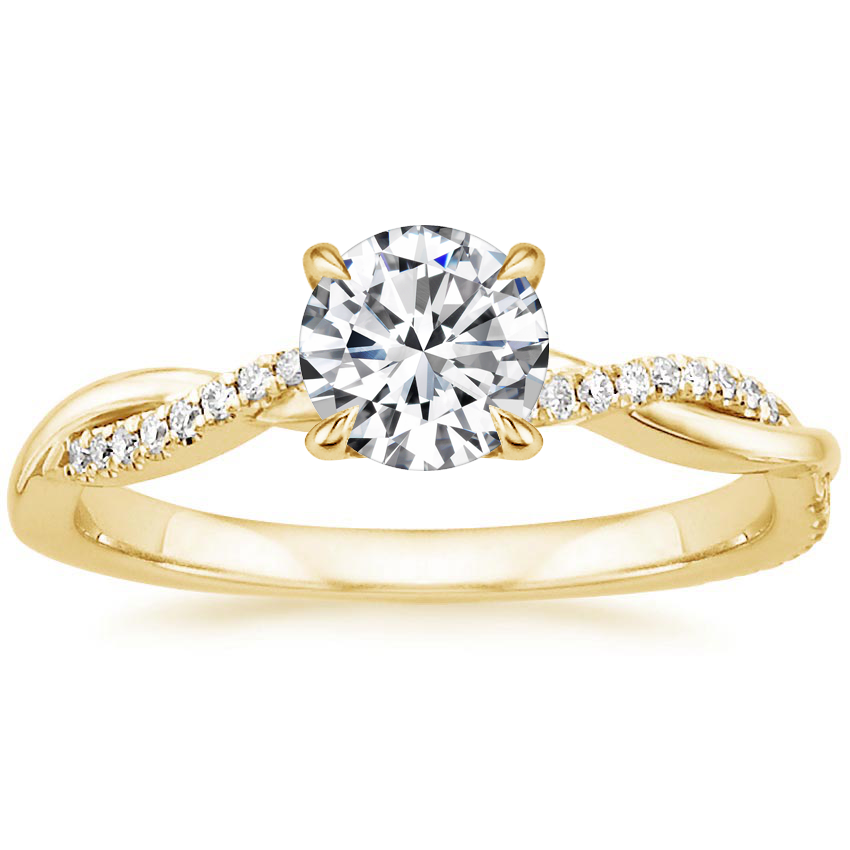 Anillo elegante Janes de oro