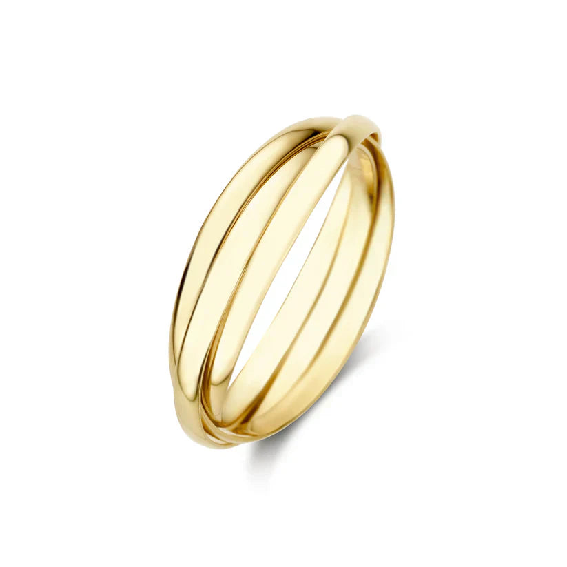 Anello dorato Léna Trielle