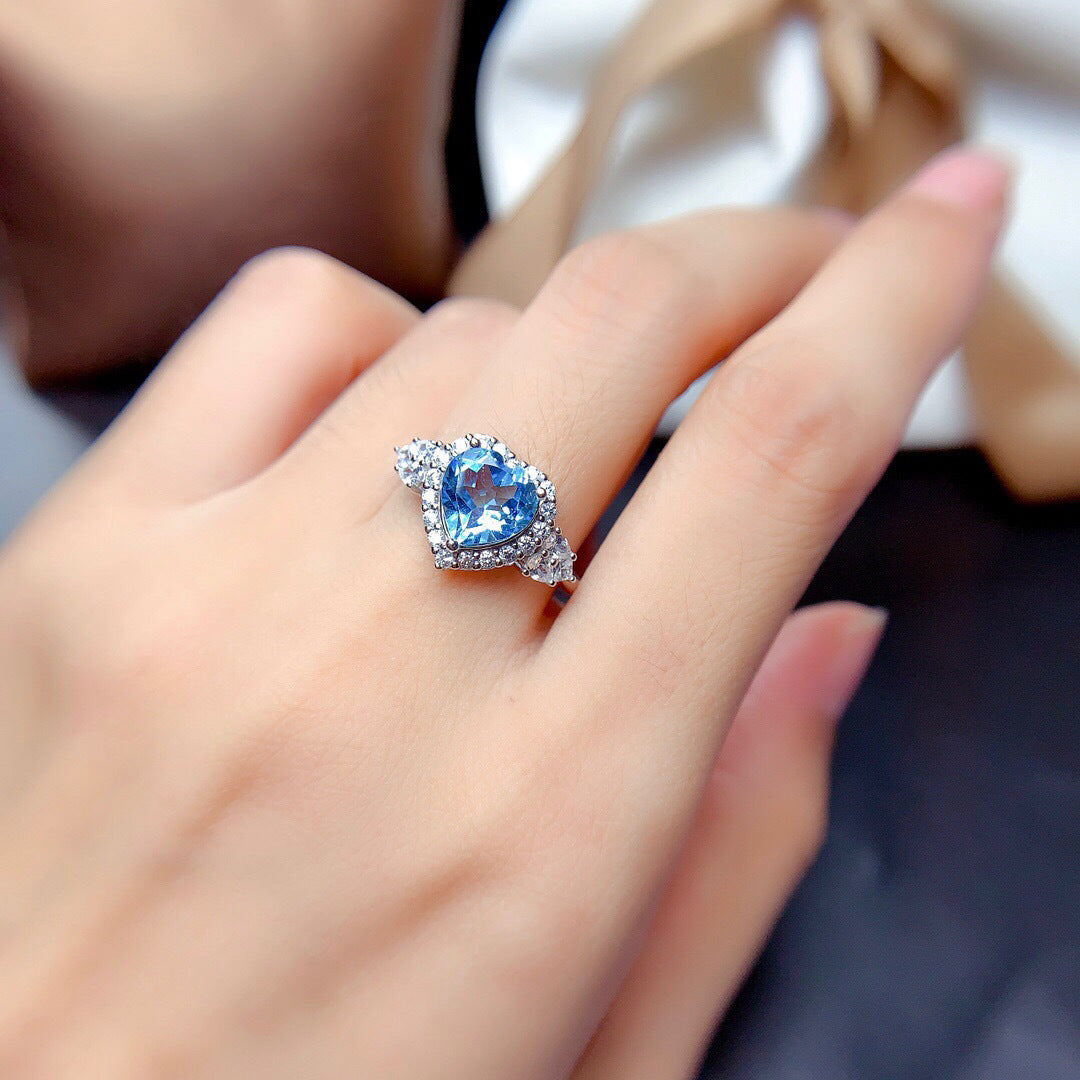 Liora Amorique Blue Set | White Gold