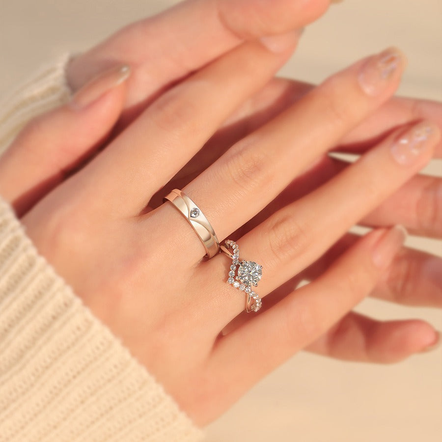 Elric Amora Couple Rings | Gold