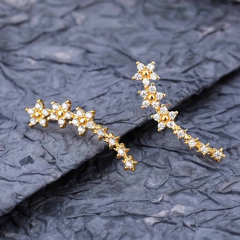 Aretes florales atemporales
