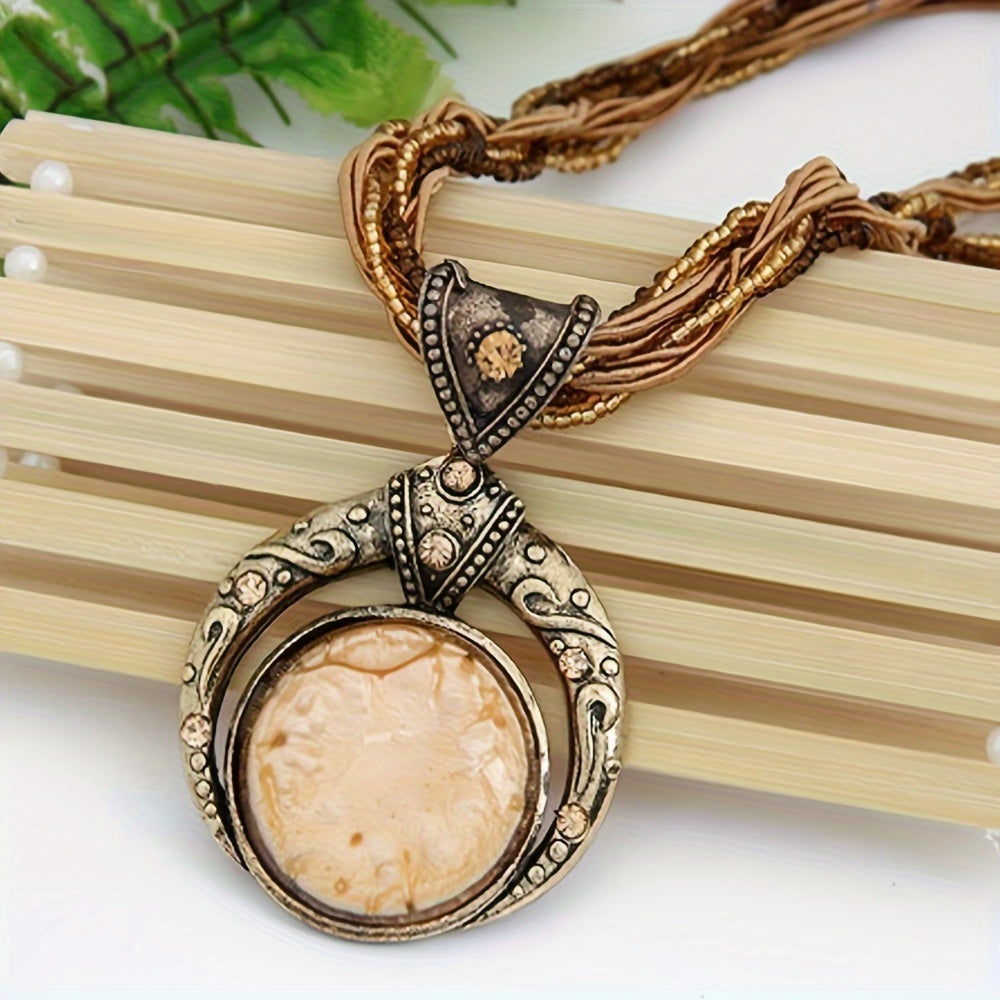 Collar bohemio con colgante