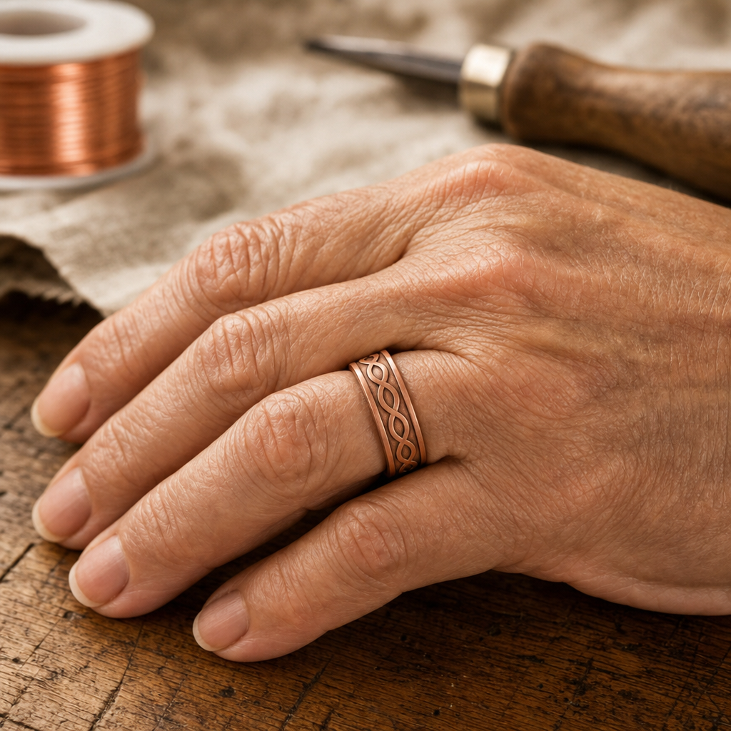 Bague Char en Cuivre