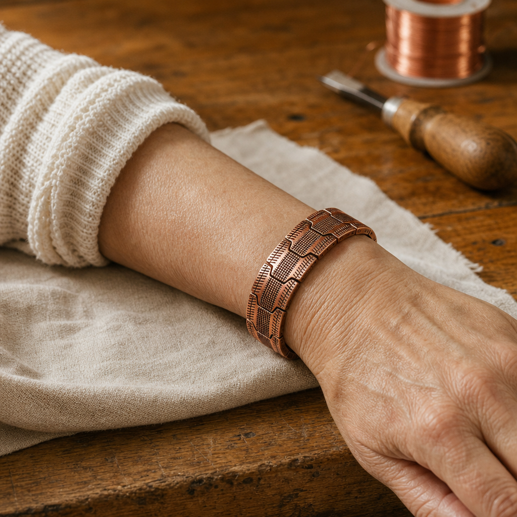 Bracelet Crag en cuivre