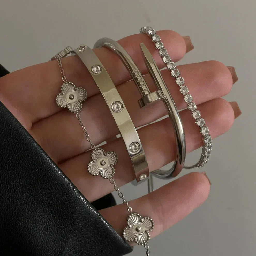 Conjunto de 4 Pulseras "Silvio"