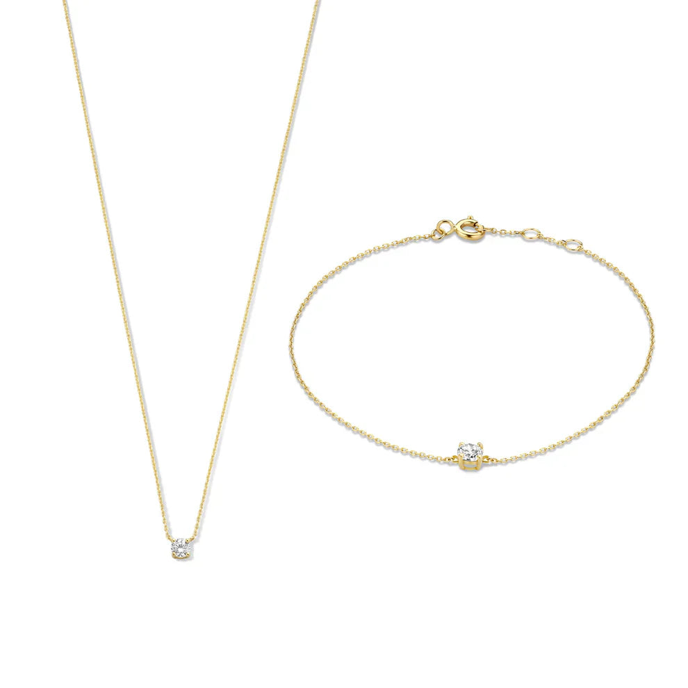 Cléa Moissanite Stone Set | White Gold