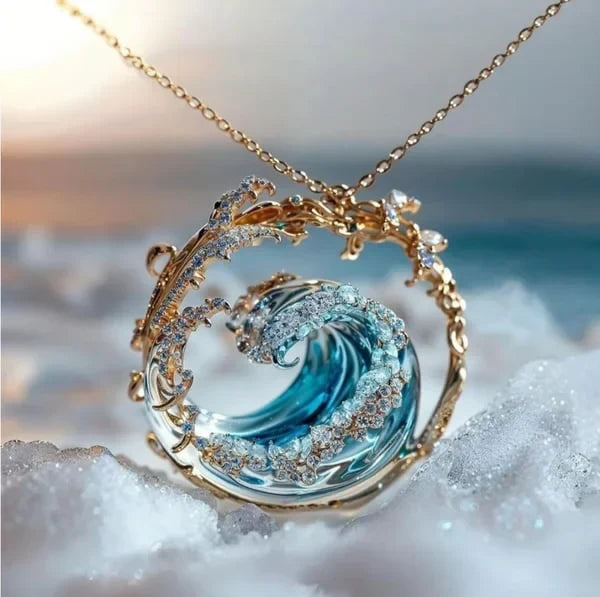 Azure Pledge Necklace | White Gold
