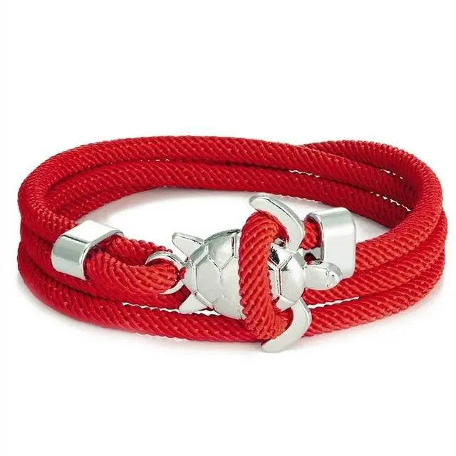 Bracciale fatto a mano con tartaruga marina