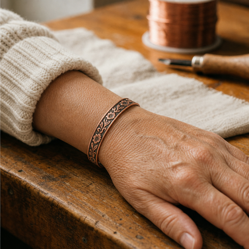 Bracelet en Cuivre Vigne