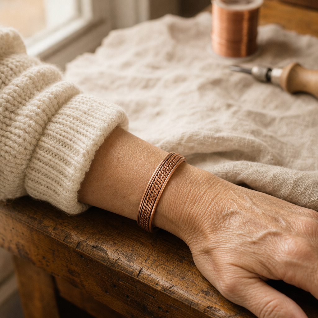 Bracelet Vague en Cuivre