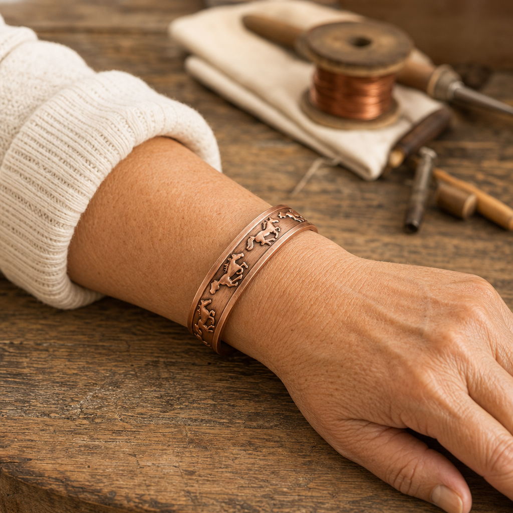 Bracelet Cheval en Cuivre