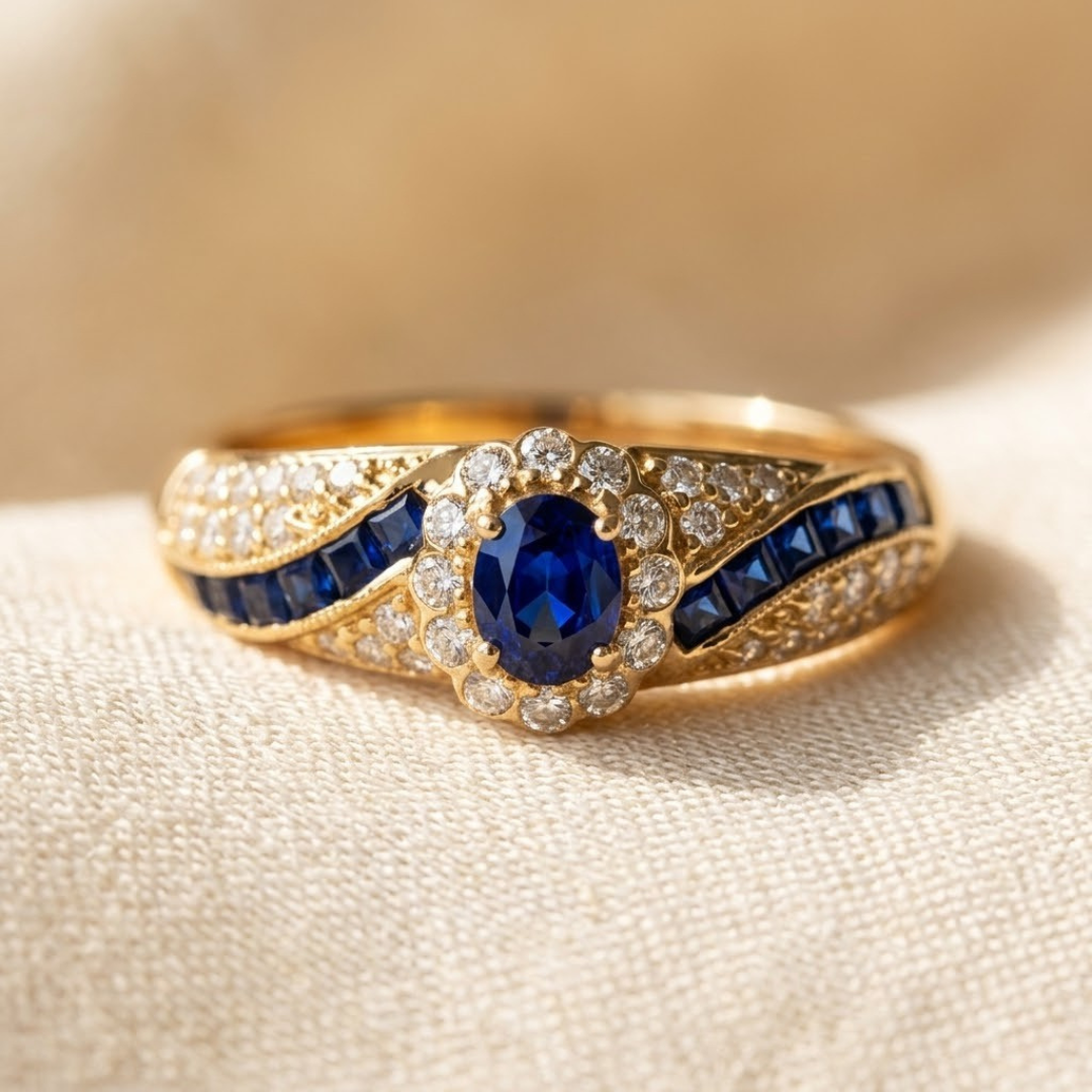 Bague saphir en or