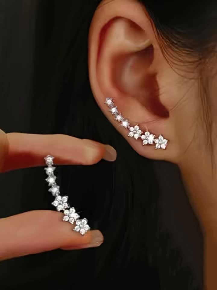 Evelyn | Boucles d'oreilles florales intemporelles