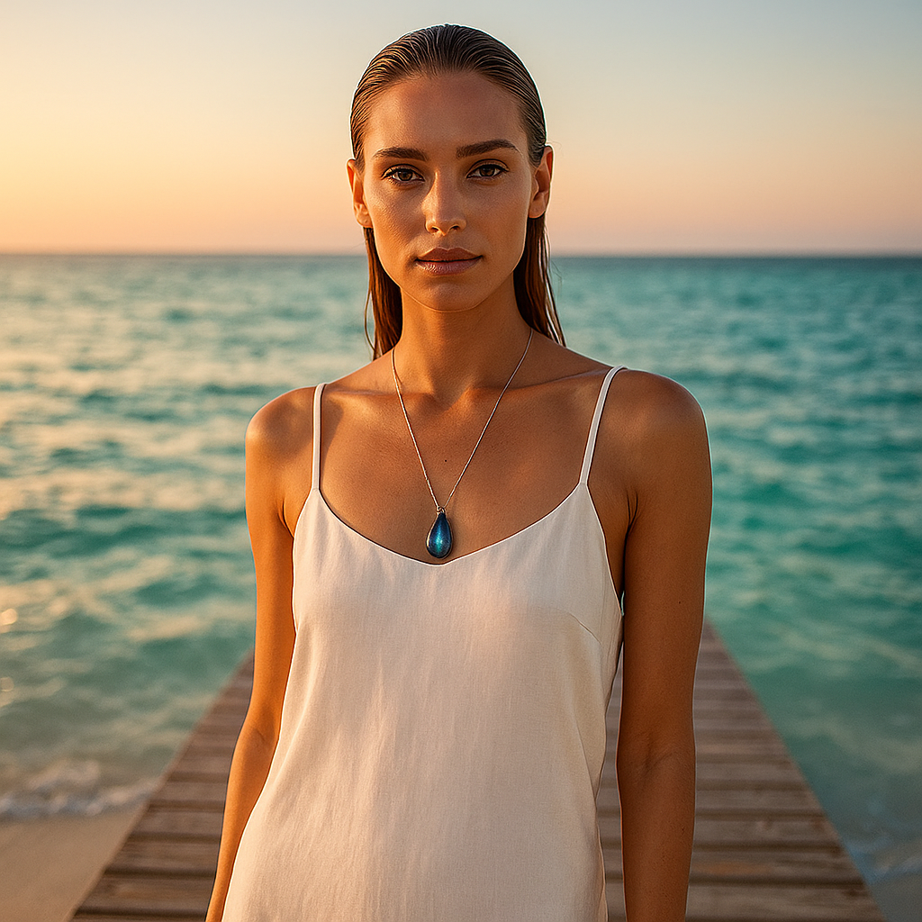 Lagune | Collier en labradorite