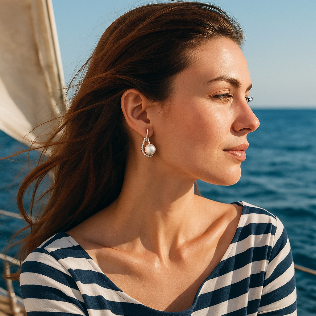 Lorelei | Boucles d’oreilles à perle