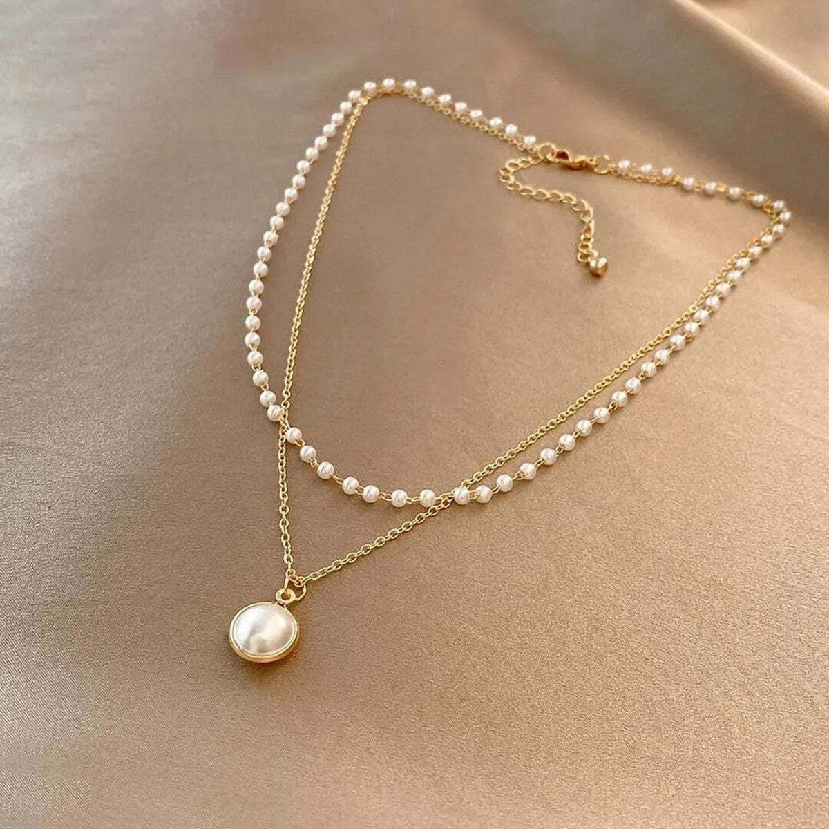Collier de perles éclatantes