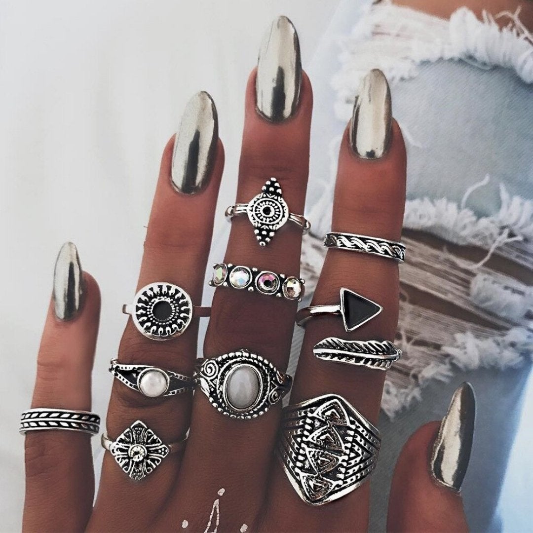Lot premium unique de 8 à 12 bagues
