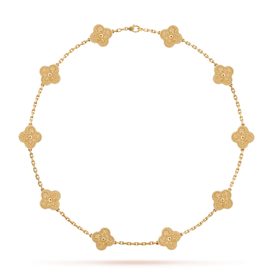 CLOVER | Collar Dorado 10 Motivos