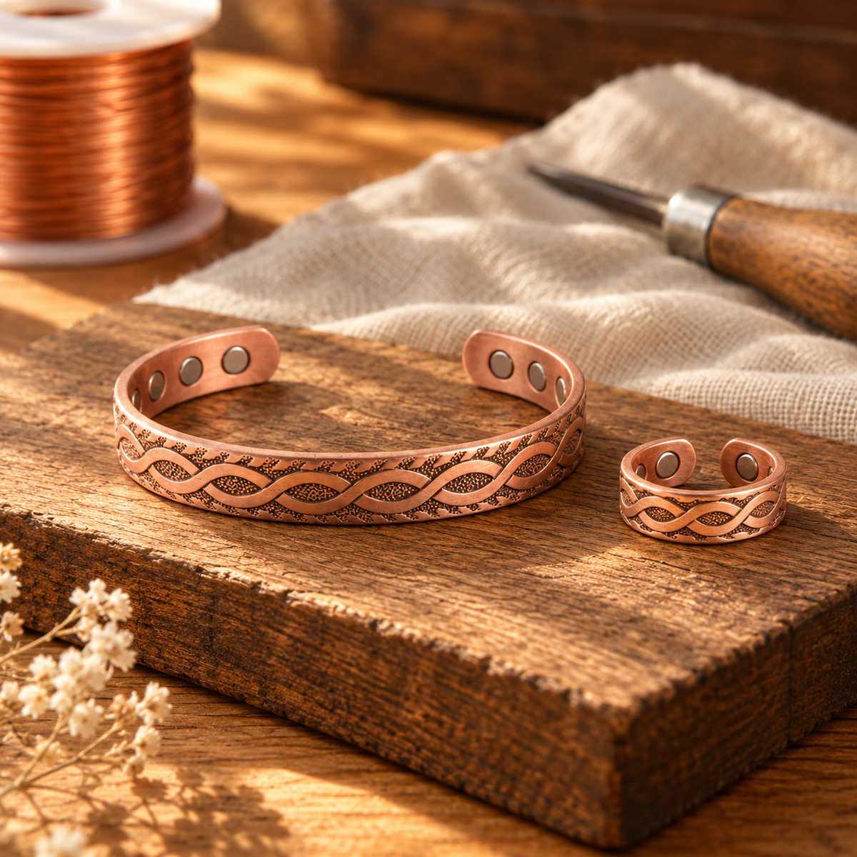 Parure Knot en Cuivre