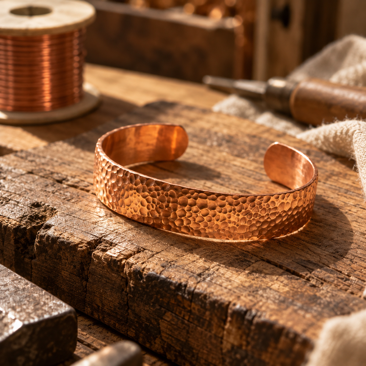 Bracelet Lune en Cuivre