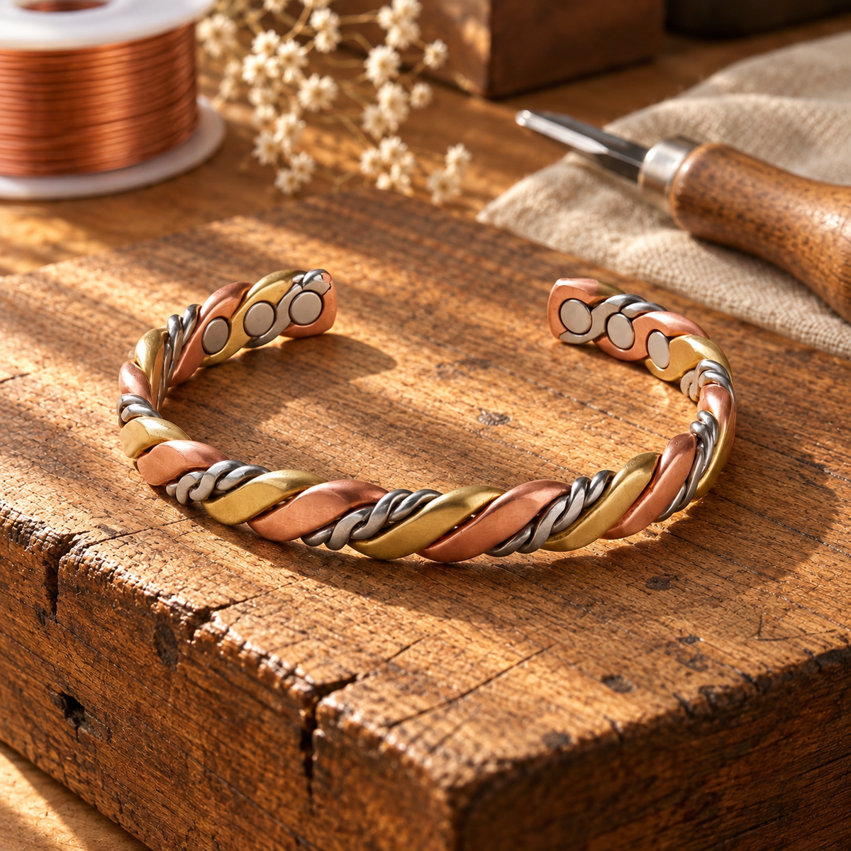 Bracelet Stone en Cuivre