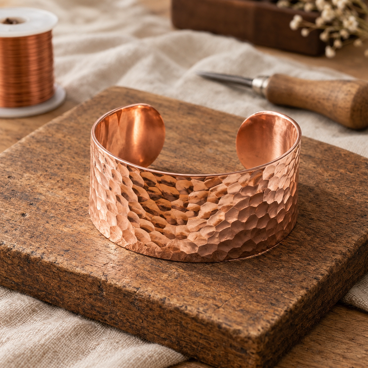 Manchette en Cuivre Ember