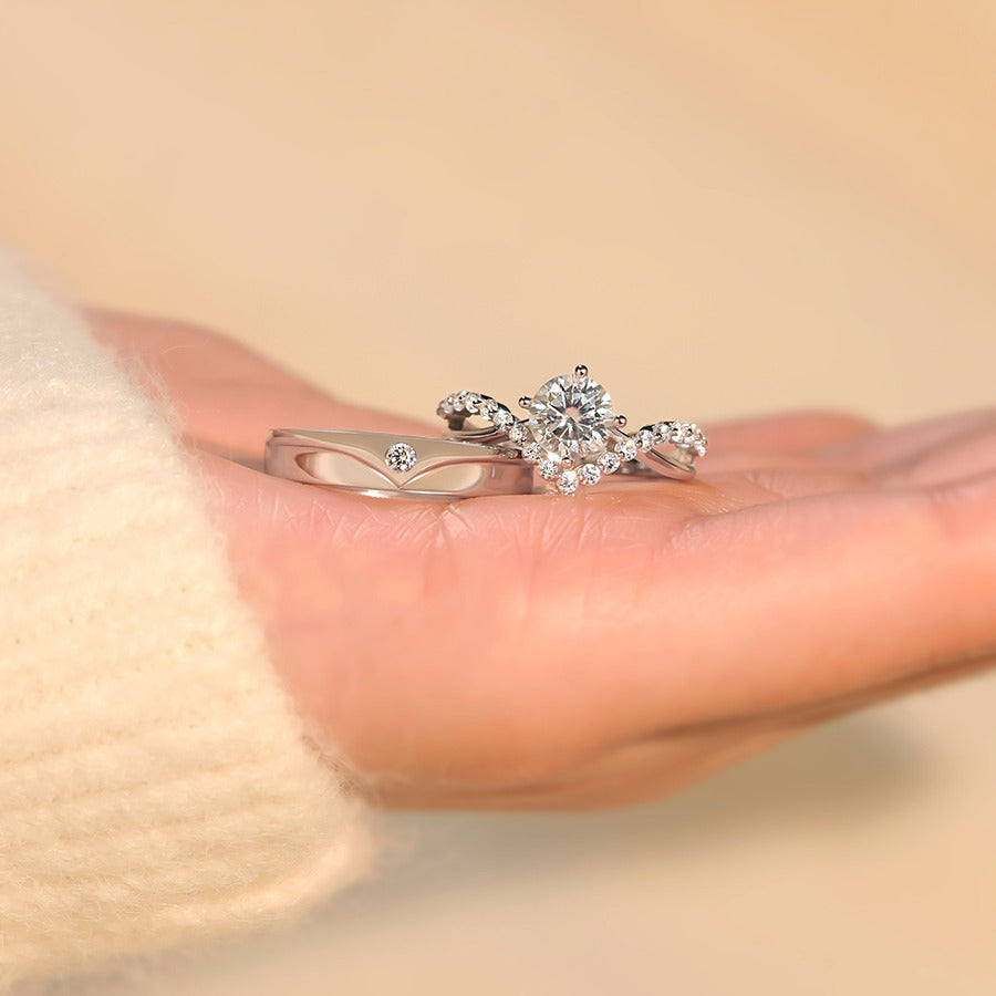 Elric Amora Couple Rings | Gold