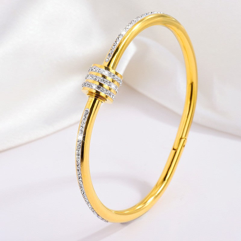 Tessandra Virelli Bracelet White | Gold