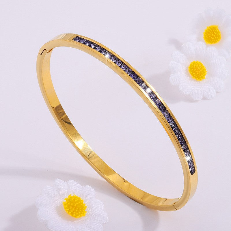Liora Bellanotte Bracelet Purple | Gold