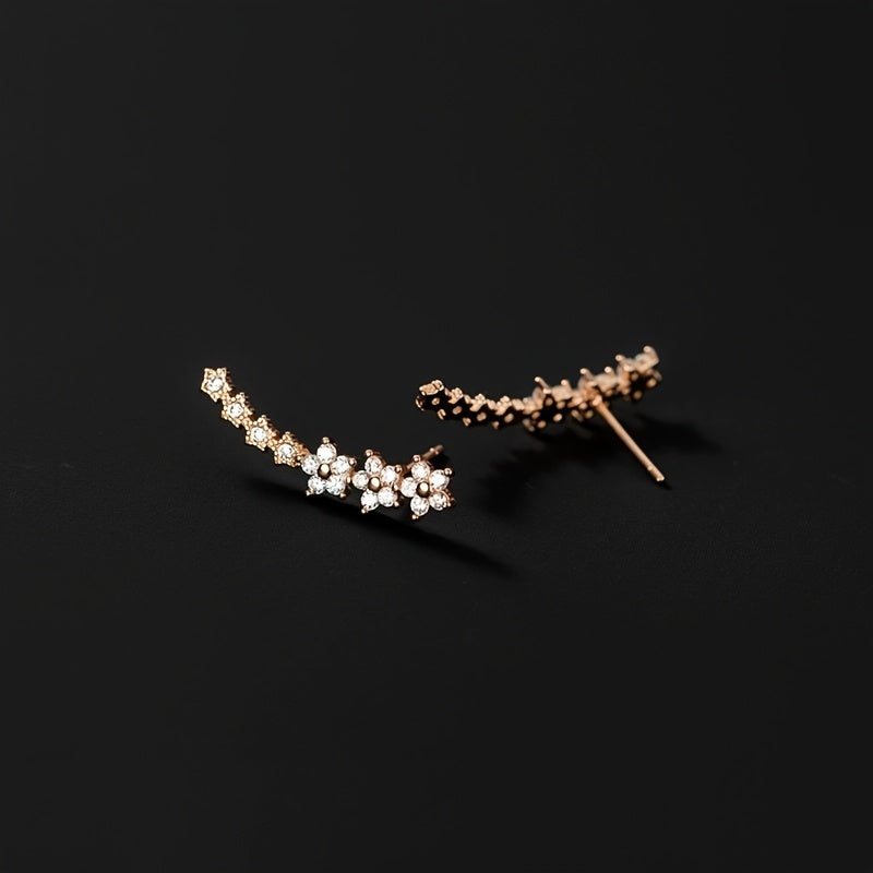 Boucles d’oreilles florales intemporelles