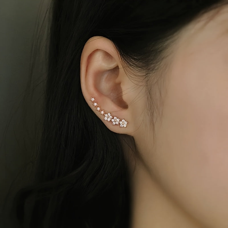 Boucles d’oreilles florales intemporelles