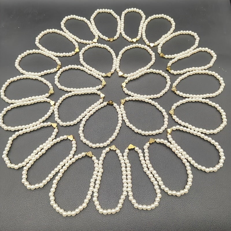 Pulsera chic con inicial A-Z y corazón
