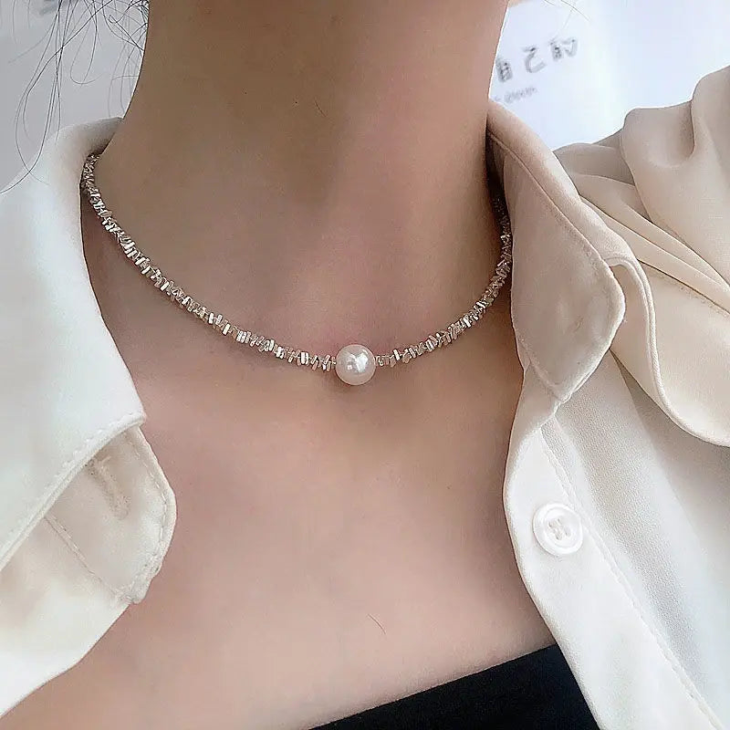 Collana vintage con perle