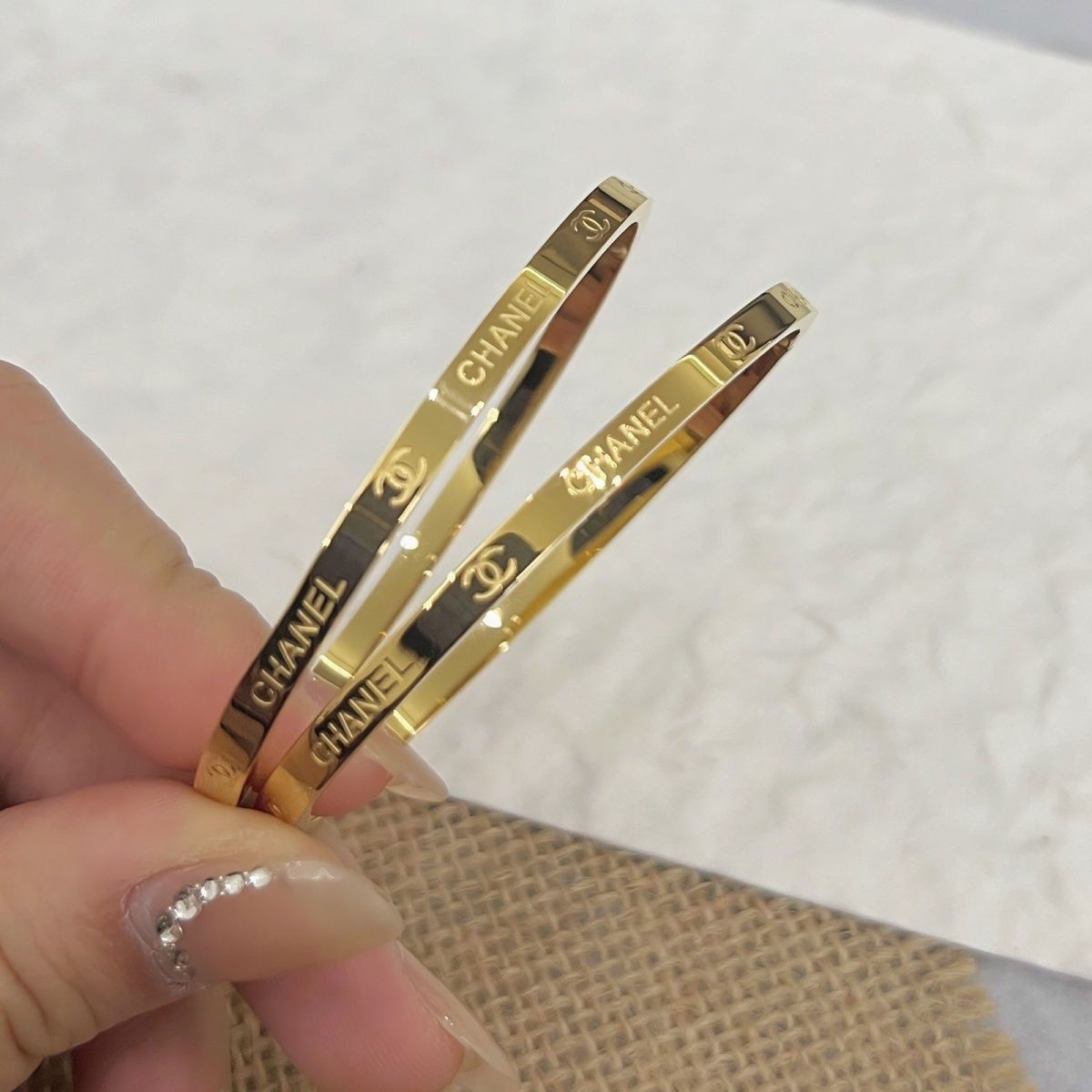 Brazalete Parisino Dorado
