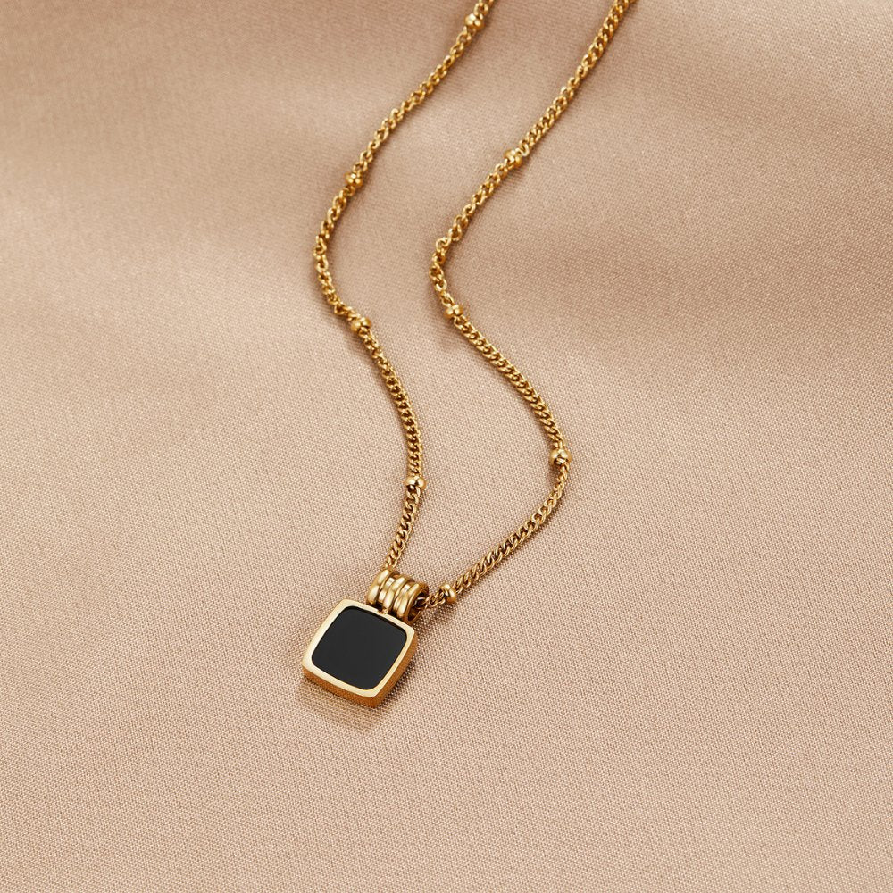 Collier élégant à double couche